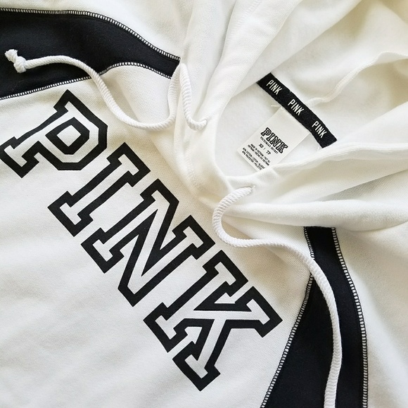 Victoria's Secret PINK Logo Pullover Hoodie Rare - Picture 3 of 6